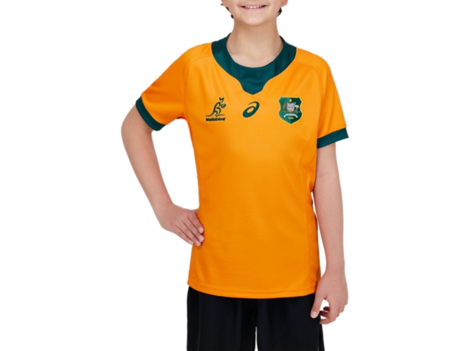 Unisex WALLABIES YOUTH REPLICA HOME JERSEY 22 Ss Wallabies Gold