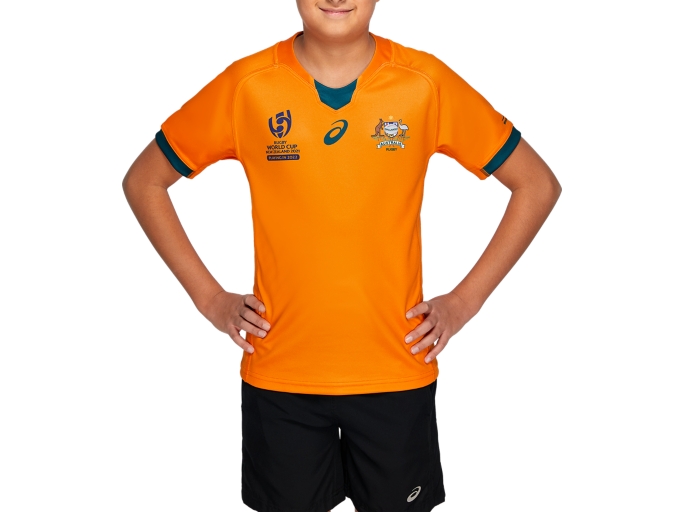 Unisex WALLAROOS RUGBY WORLD CUP REPLICA JERSEY YOUTH Wallabies Gold