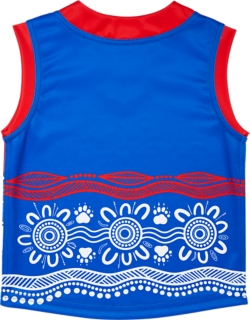 WESTERN BULLDOGS INDIGENOUS REPLICA GUERNSEY INFANT, Image 2 of 2
