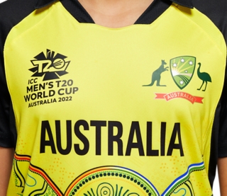 CRICKET AUSTRALIA T20 WORLD CUP REPLICA SHIRT YOUTH, Image 3 of 10