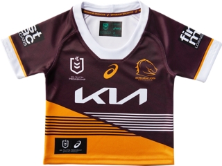 Men's BRISBANE BRONCOS REPLICA HOME JERSEY, Deep Mars