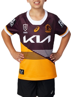 Unisex BRISBANE BRONCOS REPLICA HOME JERSEY YOUTH Deep Mars