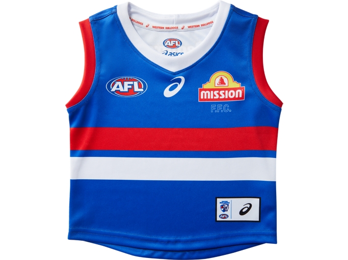 Unisex WESTERN BULLDOGS RETRO REPLICA YOUTH, Electric Blue