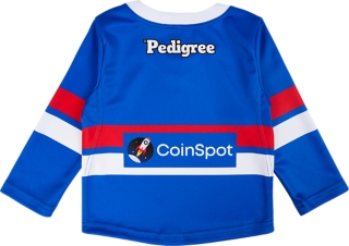 WESTERN BULLDOGS REPLICA HOME GUERNSEY LONG SLEEVED INFANTS, Image 2 of 2