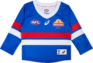 WESTERN BULLDOGS REPLICA HOME GUERNSEY LONG SLEEVED INFANTS, Image 1 of 2