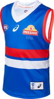 WESTERN BULLDOGS REPLICA HOME GUERNSEY SHORT SLEEVED YOUTH, Image 8 of 9