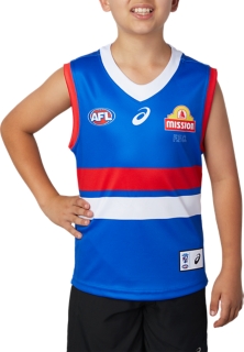 WESTERN BULLDOGS REPLICA HOME GUERNSEY SHORT SLEEVED YOUTH, Image 1 of 9