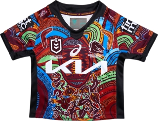 Unisex BRISBANE BRONCOS REPLICA HOME JERSEY INFANTS, Deep Mars, Kids NRL  Clothing