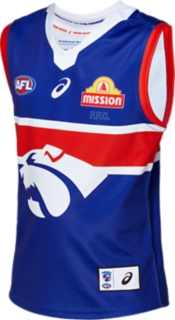 Unisex WESTERN BULLDOGS RETRO REPLICA YOUTH, Electric Blue