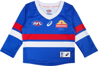 WESTERN BULLDOGS REPLICA HOME GUERNSEY LONG SLEEVED INFANT, Image 1 of 2