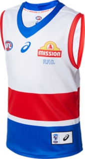 WESTERN BULLDOGS REPLICA CLASH GUERNSEY SHORT SLEEVED YOUTH, Image 8 of 9