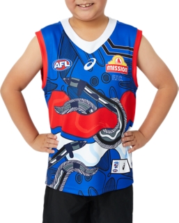 Kids footy clearance jersey