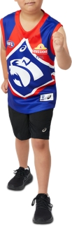 Unisex WESTERN BULLDOGS RETRO REPLICA YOUTH, Electric Blue