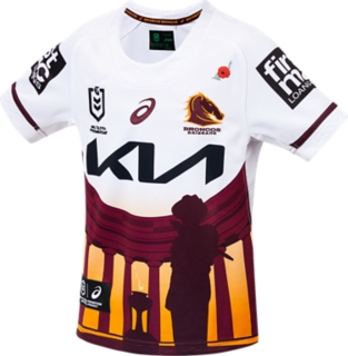 BRISBANE BRONCOS REPLICA ANZAC ROUND JERSEY YOUTH, Image 8 of 9