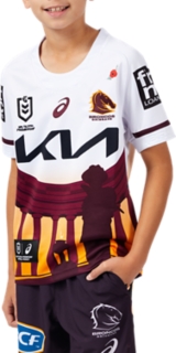 BRISBANE BRONCOS REPLICA ANZAC ROUND JERSEY YOUTH, Image 3 of 9