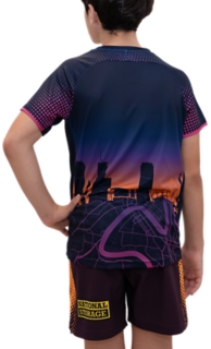 2026 BRISBANE BRONCOS REPLICA RUN OUT TEE YOUTH, Image 2 of 4