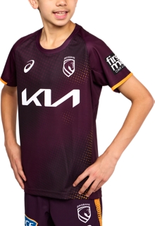 BRISBANE BRONCOS SHORT SLEEVED TRAINING TEE YOUTH, Image 3 of 9