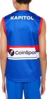 WESTERN BULLDOGS REPLICA HOME GUERNSEY SHORT SLEEVED YOUTH, Royal Blue 2