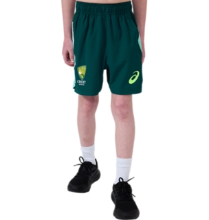 CRICKET AUSTRALIA TRAINING SHORTS YOUTH, Everglade 1