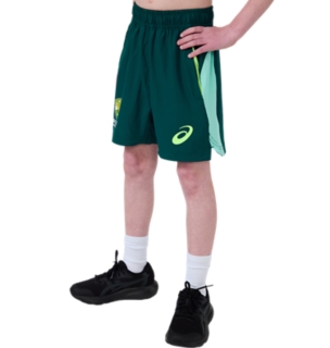 CRICKET AUSTRALIA TRAINING SHORTS YOUTH, Everglade 3