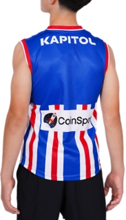 WESTERN BULLDOGS RETRO REPLICA SHORT SLEEVED GUERNSEY YOUTH, Royal Blue 2