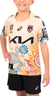 BRISBANE BRONCOS REPLICA INDIGENOUS JERSEY YOUTH, Maroon 3