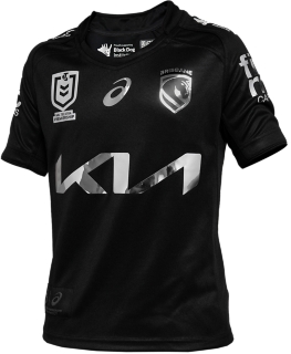 2026 BRISBANE BRONCOS REPLICA BLACK JERSEY YOUTH, Image 7 of 8