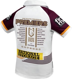 BRISBANE BRONCOS PREMIERS JERSEY YOUTH, White 2