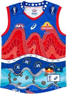 WESTERN BULLDOGS FIRST NATION HOME REPLICA GUERNSEY YOUTH, Image 5 of 6