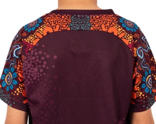 BRISBANE BRONCOS REPLICA INDIGENOUS RUN OUT TEE YOUTH, Image 4 of 6