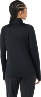 WOMEN'S THERMOPOLIS WINTER 1/2 ZIP, Team Black 2