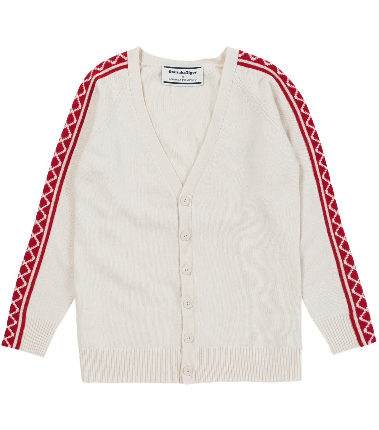 Onitsuka Tiger men's long-sleeve cardigan Onitsuka Tiger men's long-sleeve cardigan