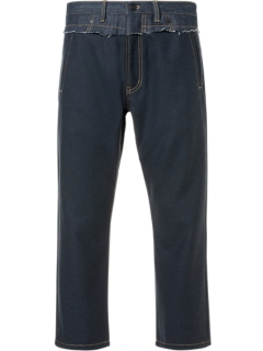 Men's FLANNEL PANT Navy Clothing Onitsuka Tiger