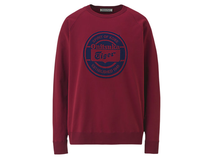 Image 1 of 6 of PULLOVER color Beet Juice/Peacoat