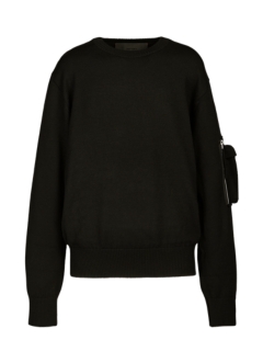 Men's LS KNIT TOP | Black | Clothing | Onitsuka Tiger