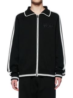Men's KNIT CARDIGAN Black Clothing Onitsuka Tiger