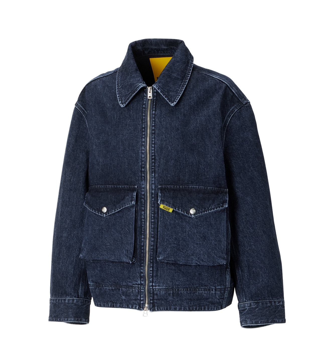 Onitsuka Tiger DENIM JACKET BLUE/NAVY 2181A980 Onitsuka Tiger DENIM JACKET BLUE/NAVY 2181A980