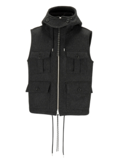 Onitsuka Tiger VEST HEATHER GREY/BLACK 2181B039