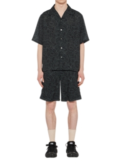 PRINTED SHIRT BLACK/OFF WHITE