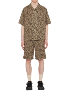 PRINTED SHIRT LIGHT BROWN