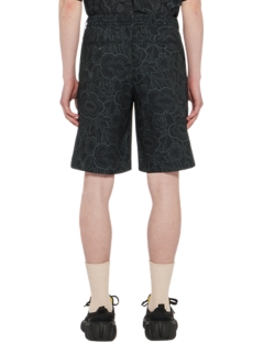 PRINTED SHORTS BLACK/OFF WHITE