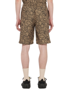 PRINTED SHORTS LIGHT BROWN