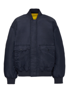 BOMBER JACKET - NAVY | Onitsuka Tiger Official Store AU