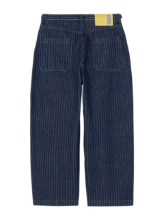STRIPED DENIM PANTS