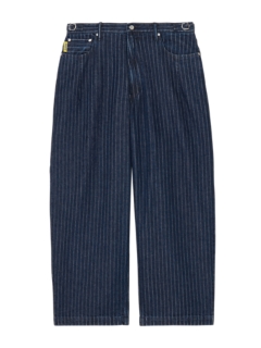 STRIPED DENIM PANTS