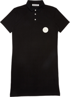 black polo dress women's