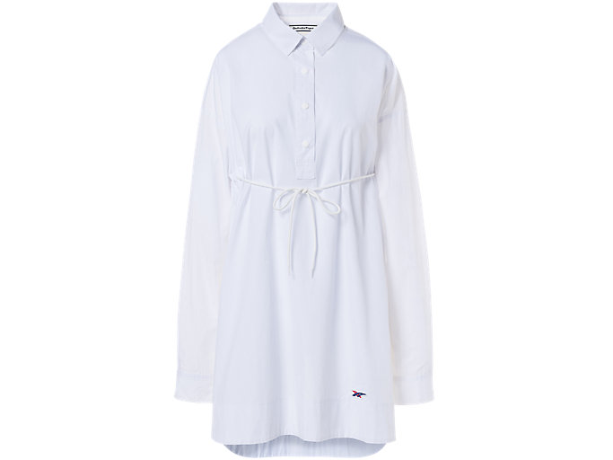 Image 1 of 6 of SHIRT DRESS color Real White