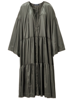 Women's WS LONG DRESS | Dark Grey | Clothing | Onitsuka Tiger