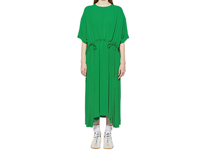 Women's WS DRESS | Green | Clothing | Onitsuka Tiger