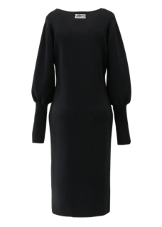 WS KNIT DRESS BLACK